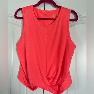 NWT Lilly Pulitzer Luxletic Greer Tank, Coral Spritz, size XL